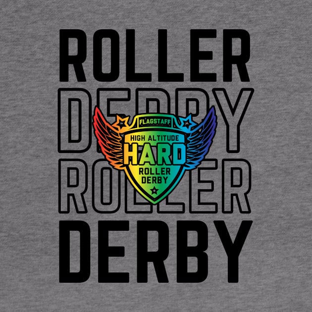 Roller Derby Skate Pride by High Altitude Roller Derby 